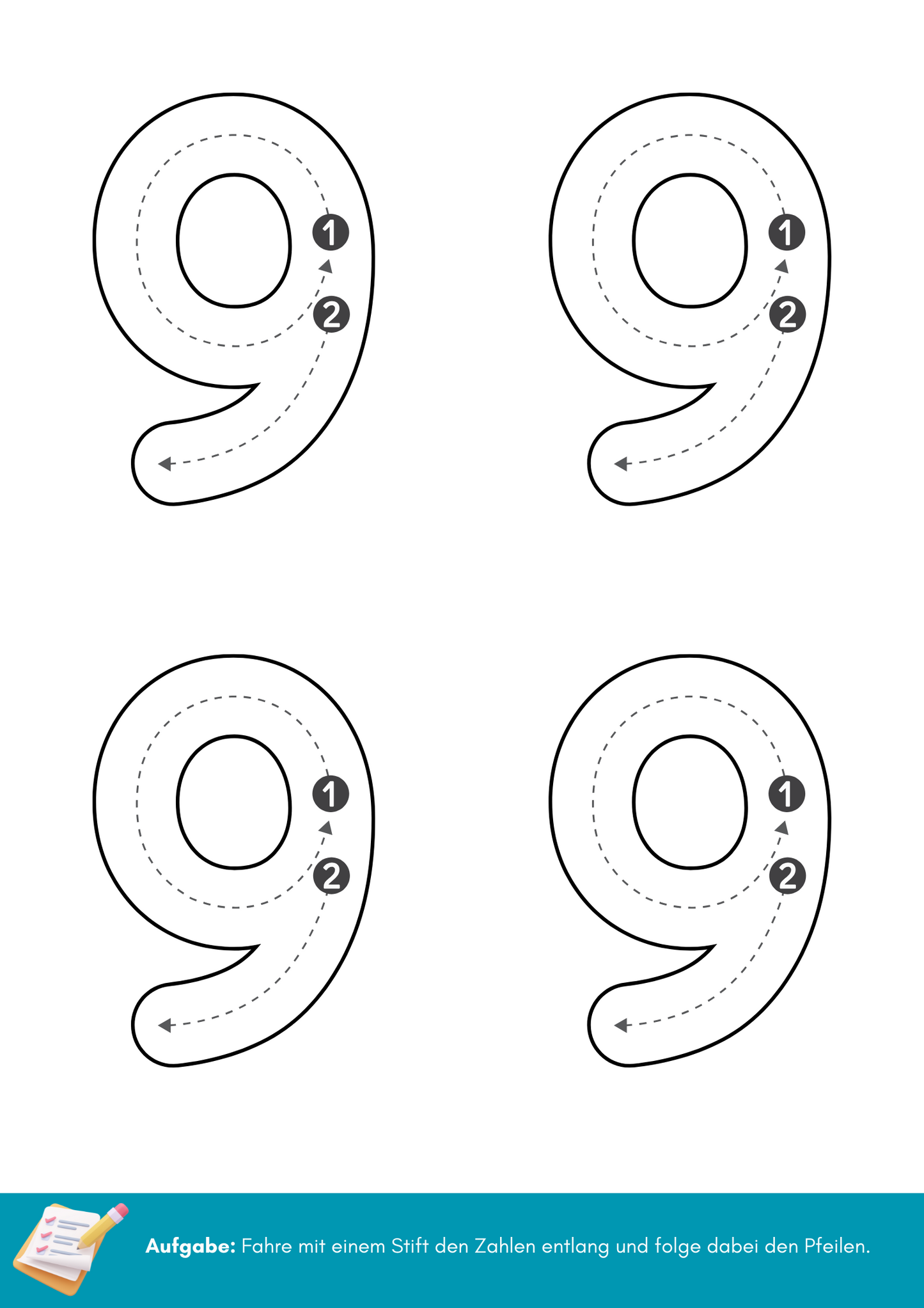 Learn numbers | Printable