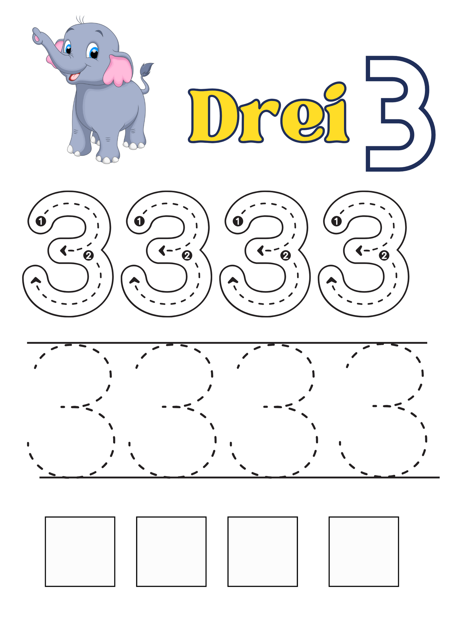 Learn numbers | Printable