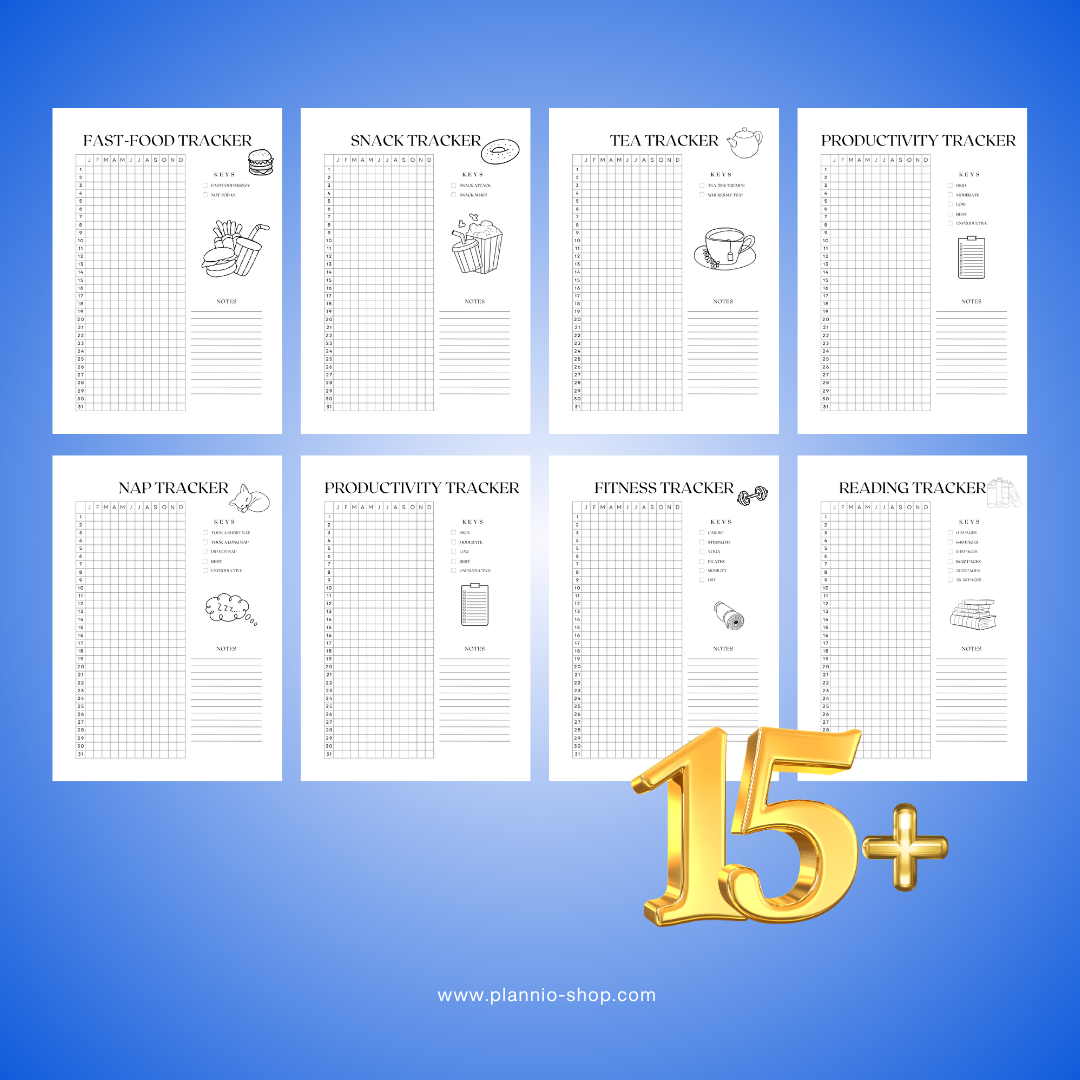 Bullet Tracker (16 Seiten, PDF zum Ausdrucken & Ausmalen)