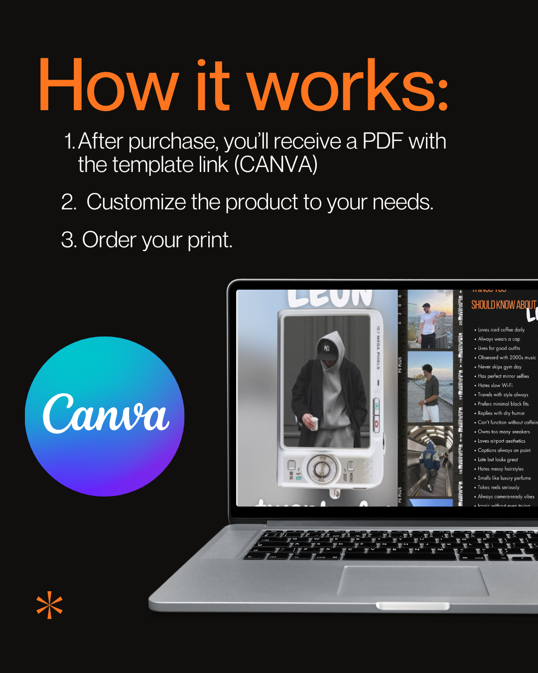 Magazin zum Geburtstag für Männer | Moderne Canva Vorlage | 44+ Seiten | DE & EN | Sofort-Download