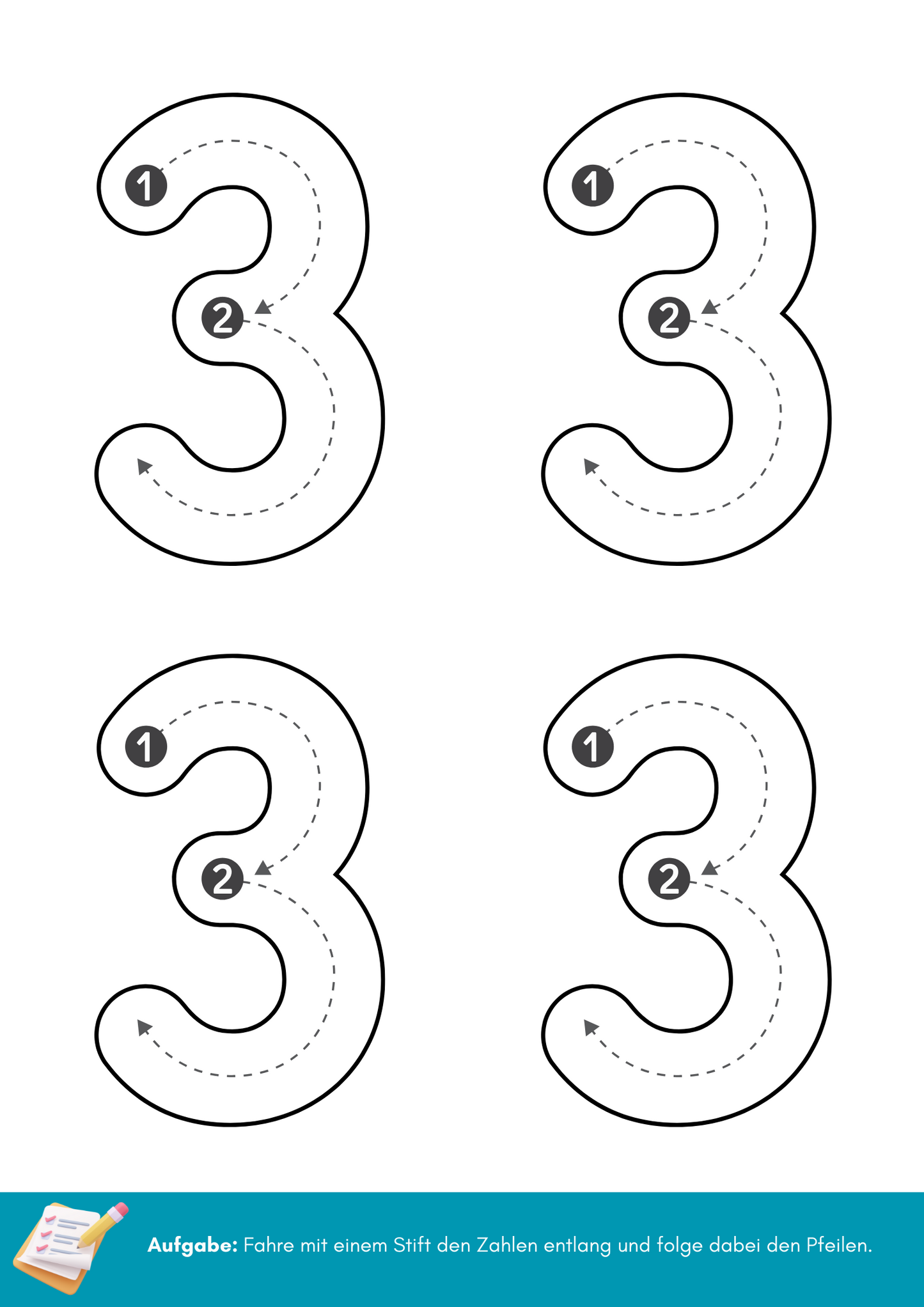 Learn numbers | Printable