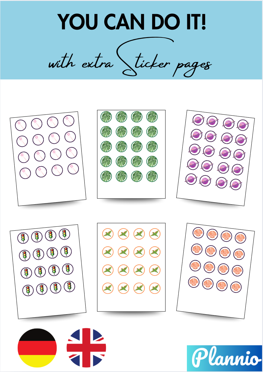 Belohnungsblätter – 10 Seiten inkl. Stickers (PDF)