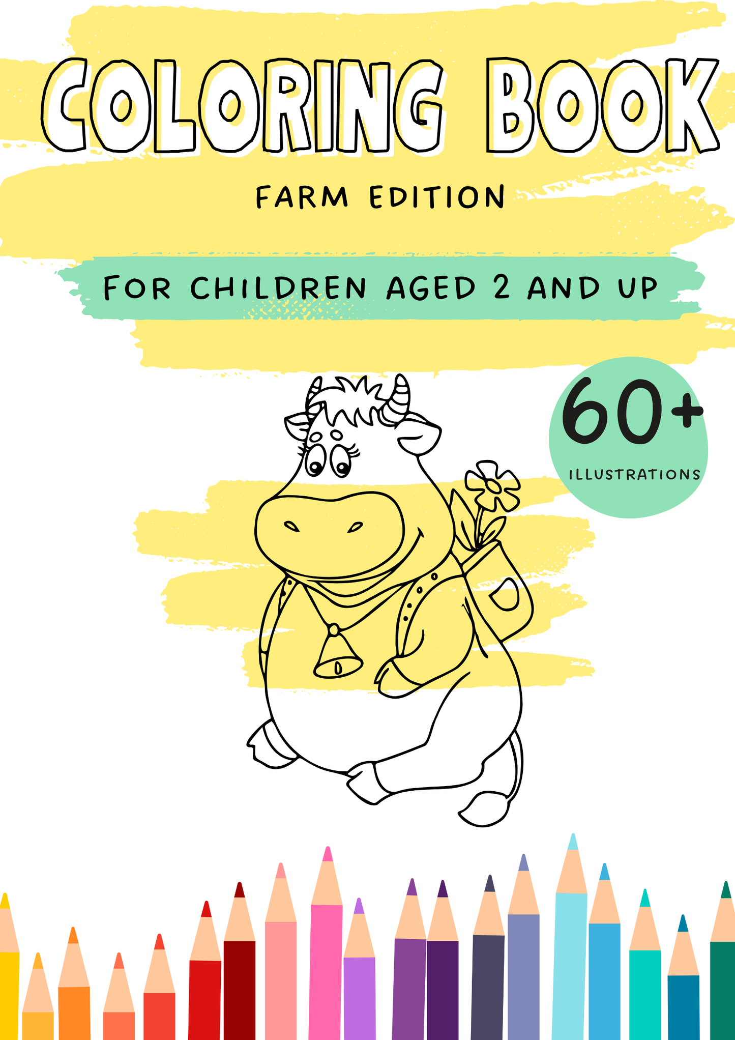 Ausmalbuch – Bauernhof Edition (60+ Ausmalbilder) – PDF Download