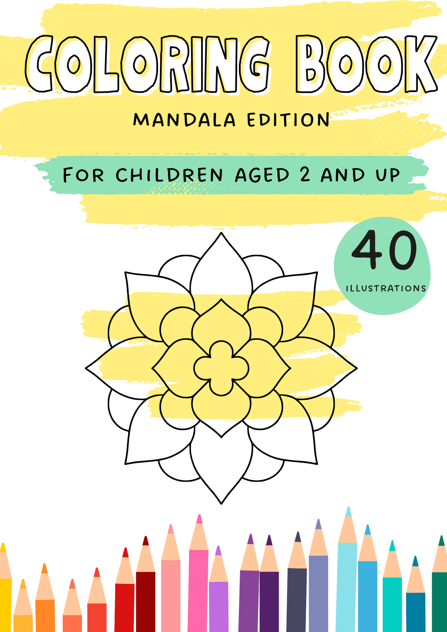 Ausmalbuch – Mandala Edition (40 Ausmalbilder) – PDF Download