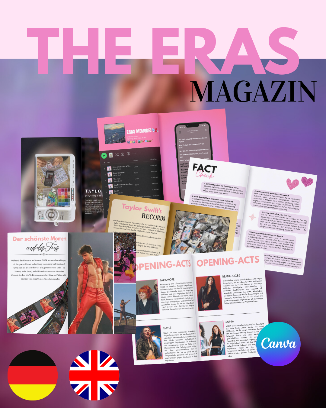 The Eras Magazin - Erinnerungsheft (German&English) XL SALE!!!