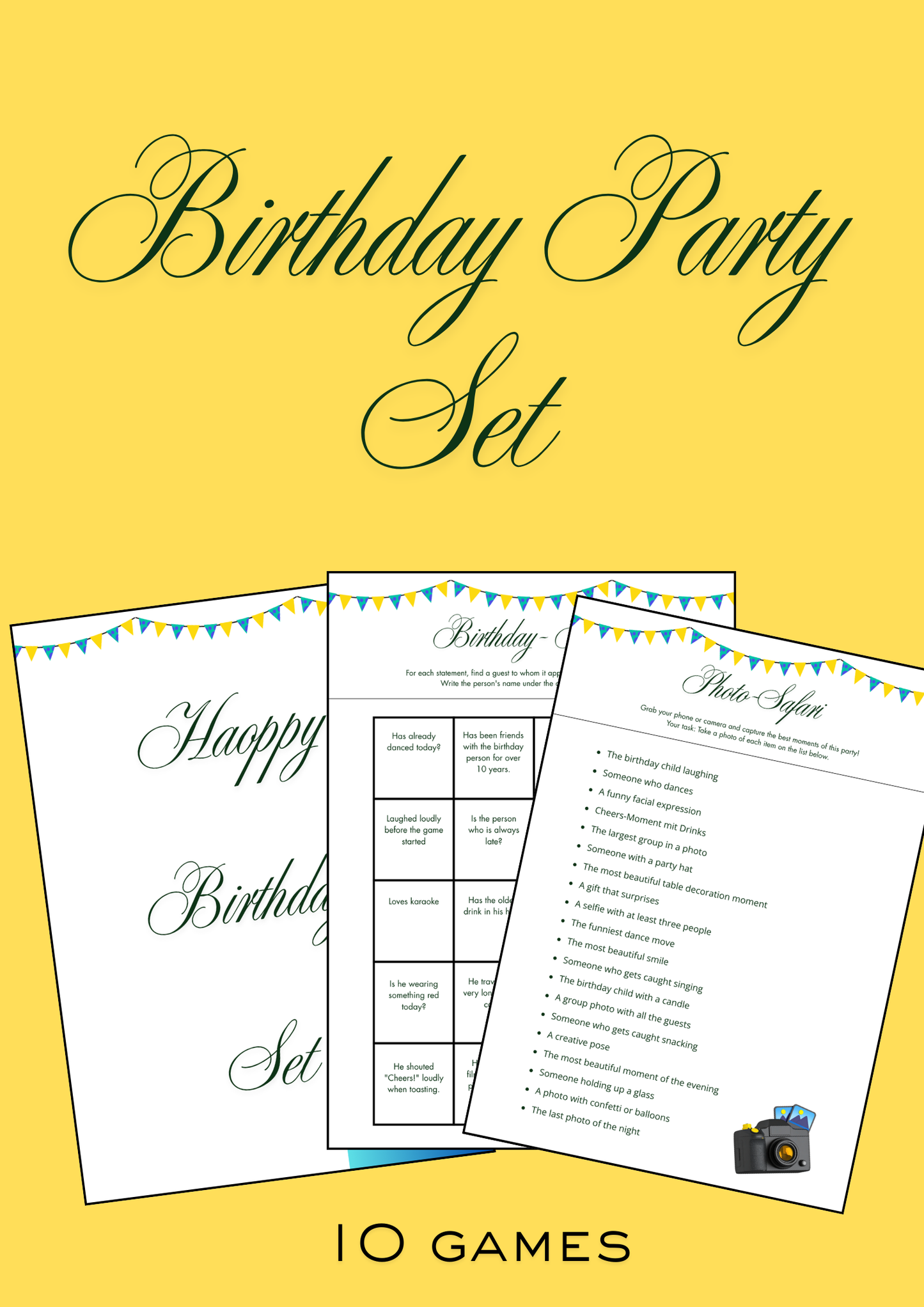 Party Game Bundle – 10 Spiele | Deutsch & Englisch (PDF Download)