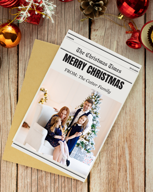 Newspaper_Weihnachtskarte