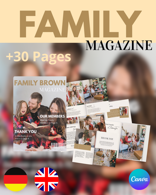 Weihnachtsmagazin | 30+ Vorlagen zum bearbeiten