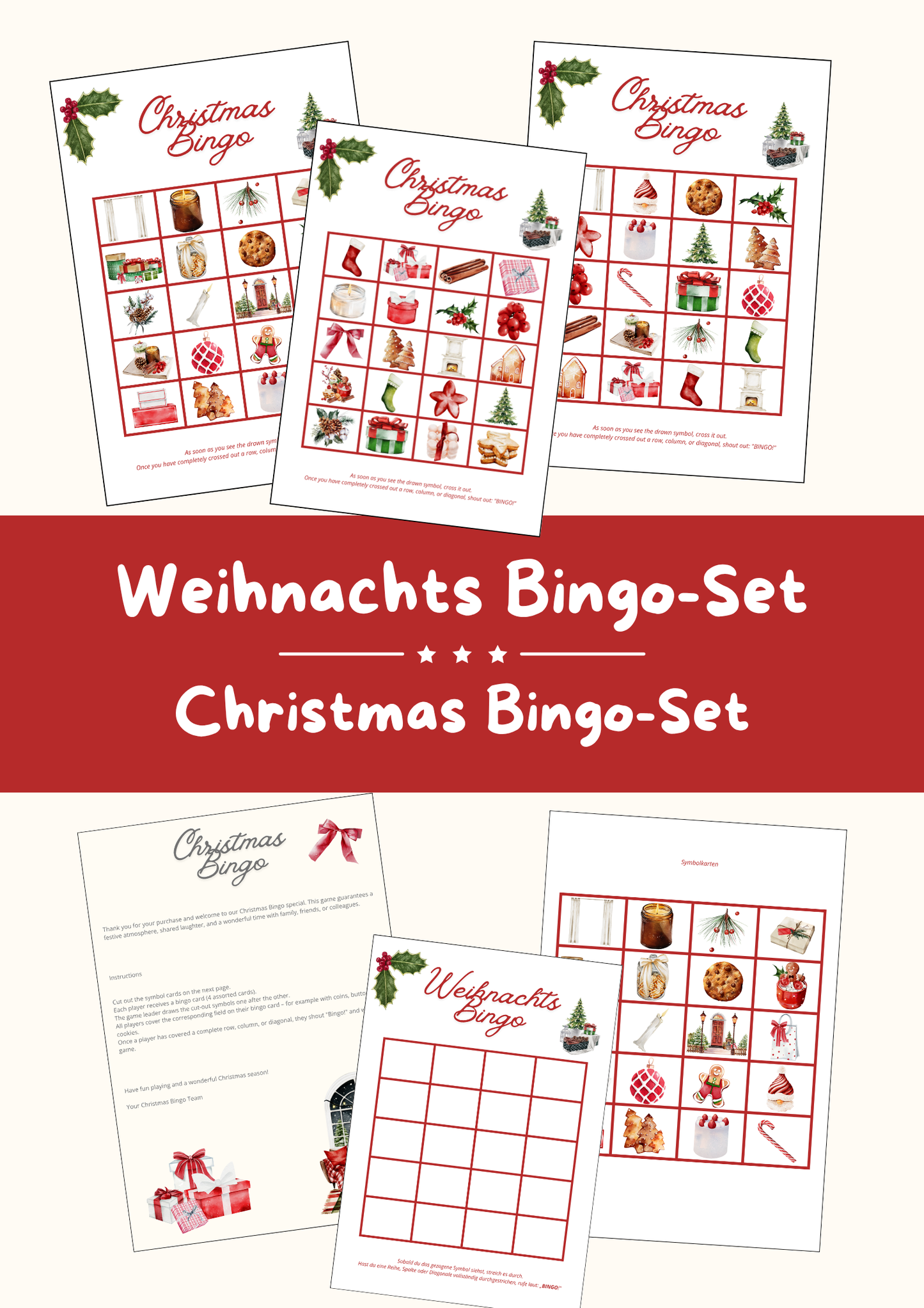 Weihnachts-Bingo – Festlicher Spielspaß für alle!