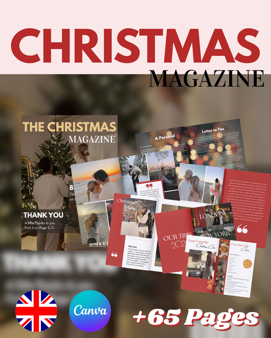 Weihnachtsmagazin | Persönliches Geschenk | +65 Seiten