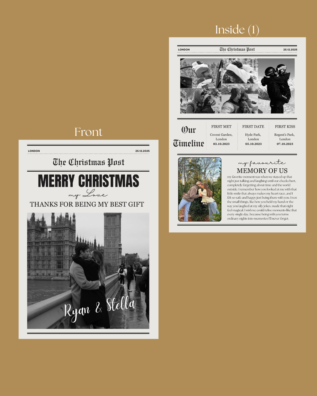Newspaper_Weihnachtskarte