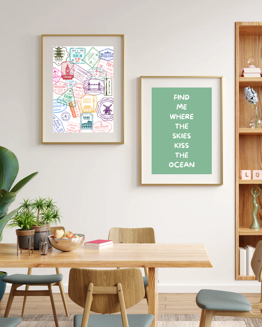 Travel Print | Grün