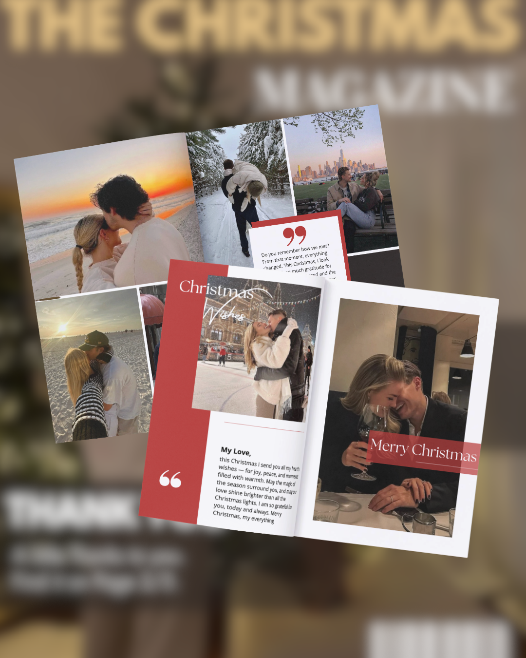 Weihnachtsmagazin | Persönliches Geschenk | +65 Seiten