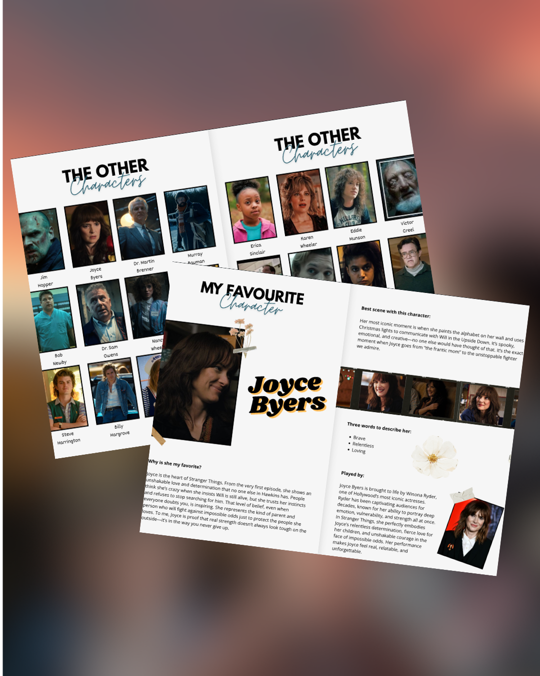 Hawkins-Files (Deutsch & Englisch) +65 Seiten