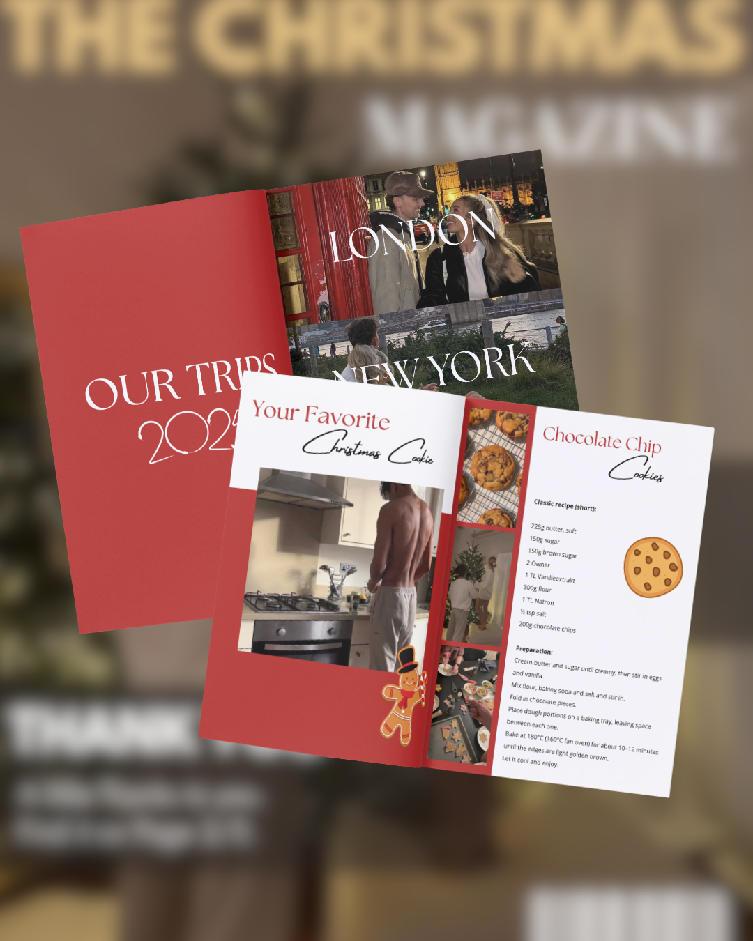 Weihnachtsmagazin | Persönliches Geschenk | +65 Seiten