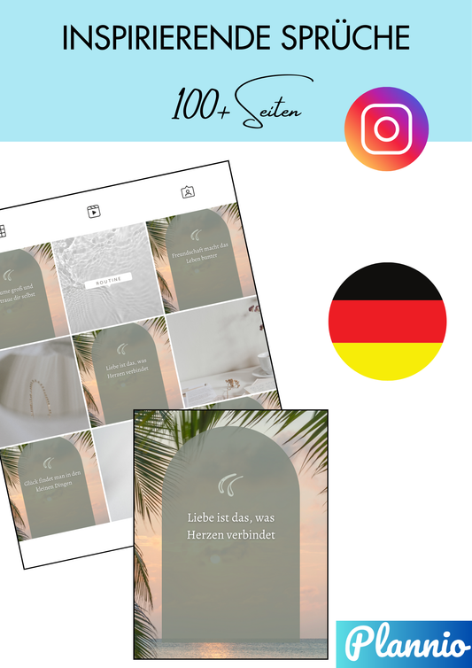 🌟✨ 100+ Instagram Vorlagen: Inspirierende Sprüche