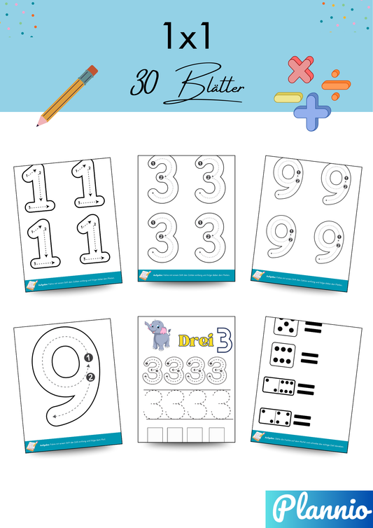 Learn numbers | Printable