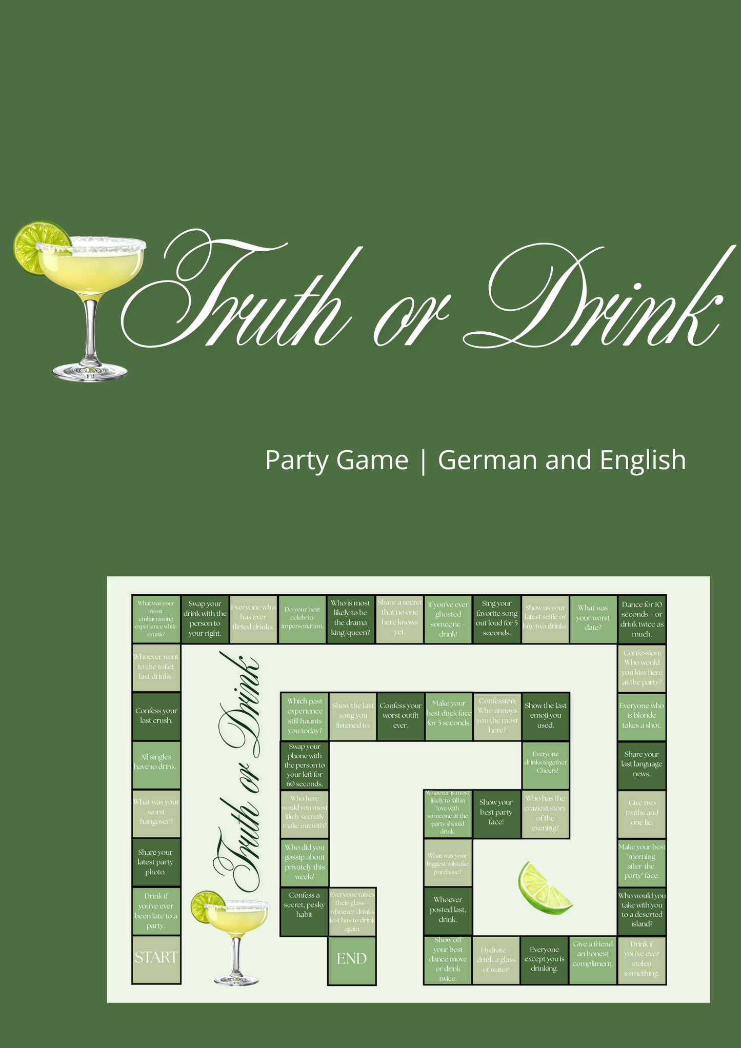 Truth or Drink | German and English